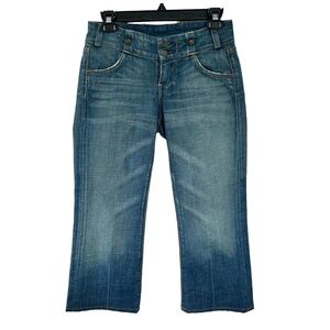 CITIZENS OF HUMANITY by Jerome Dahan Blue Crop Jeans 25